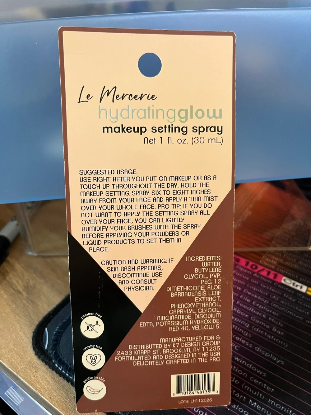 Hydrating Glow Makeup Setting Spray - Clear